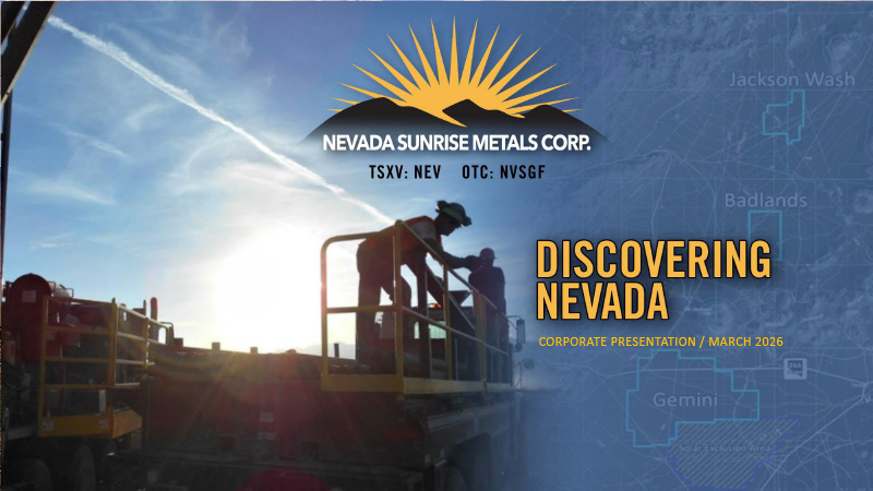 Nevada Sunrise Corporate Presentation
